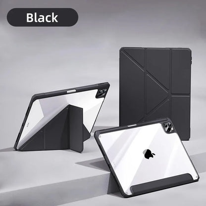 iPad Case with Pencil Holder – Compatible with iPad Air, Pro, Mini, 5th–11th Gen & M2/M3/M4