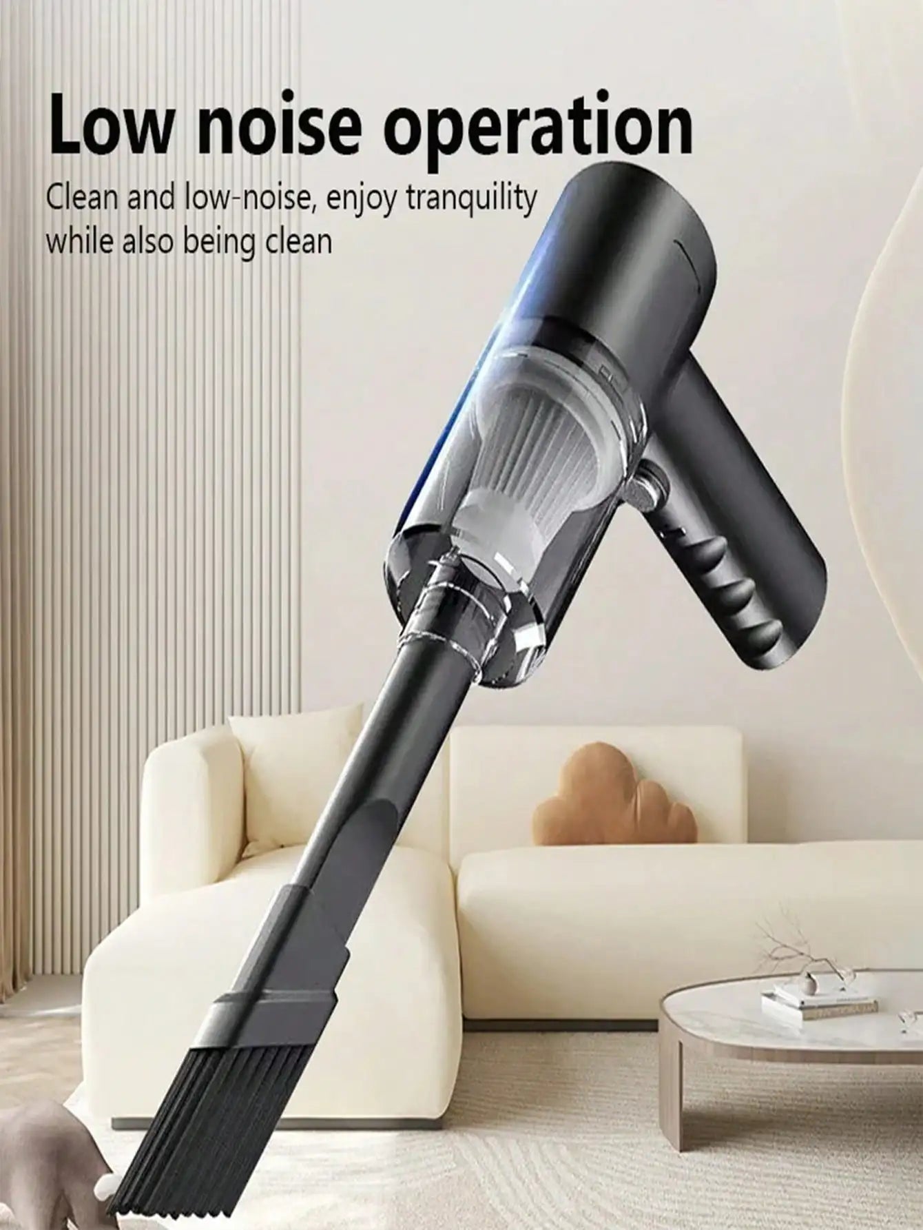 Multifunctional Cordless Handheld Vacuum Cleaner with Multiple Nozzles