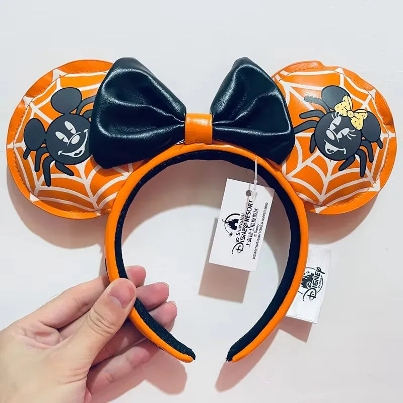 Minnie Mouse Sequin Ears Headband with Bow – Disney Park Style