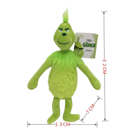 Grinch Plush Doll Christmas Stuffed Toy – 32cm Kawaii Gift