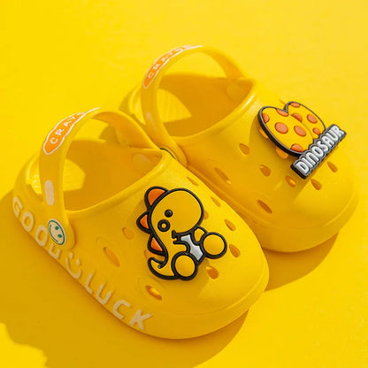 Kids Cartoon Dinosaur Clog Sandals – Baby & Toddler Beach Shoes