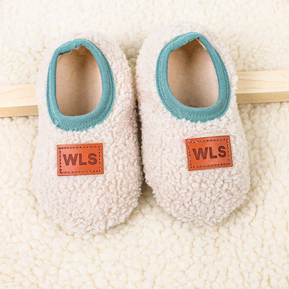 Baby Plush Floor Sock Shoes – Soft Anti-Slip Toddler Slippers