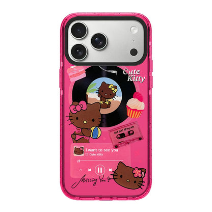 Fashion Popular Sanrio Cute Leopard Print Hello Kitty Pattern iPhone Case