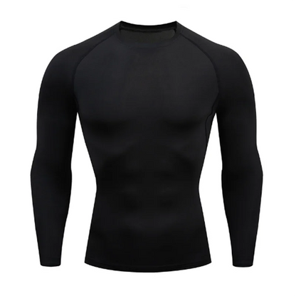 Men's Compression Long Sleeve Shirt – Quick-Dry Athletic Top