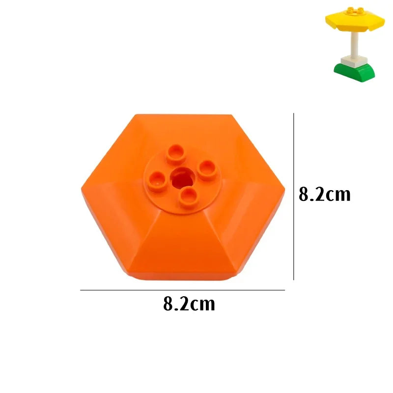Large Building Blocks Playground Parts – Duplo Compatible Accessories