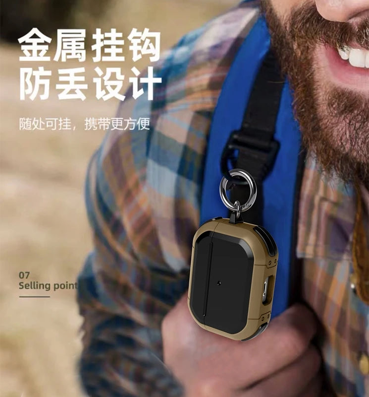 Armor Shockproof AirPods Case – Rugged Dual-Layer Cover
