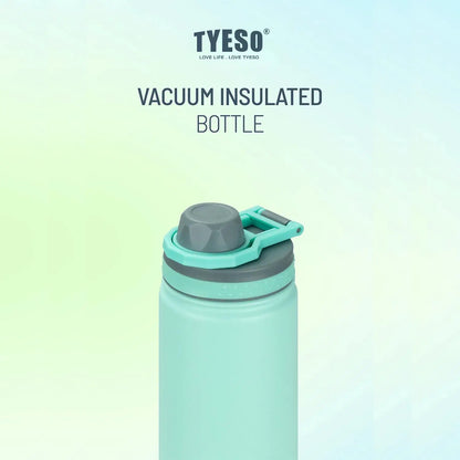 TYESO 25oz Vacuum Insulated Sports Water Bottle 750ml Stainless Steel