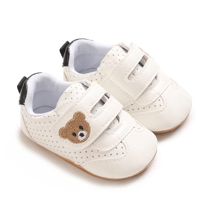 Baby Bear Sneakers Soft Sole First Walker Shoes for Boys & Girls 0-18M