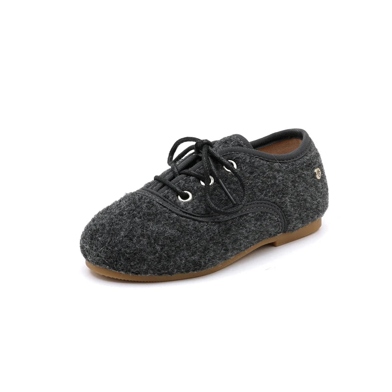 Kids Oxford Lace-Up Dress Shoes for Boys & Girls