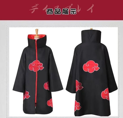 Akatsuki Cosplay Cloak & Headband Set – Naruto Ninja Costume