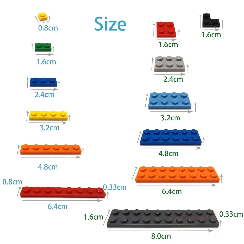 300-Piece DIY Building Blocks Bricks Set – LEGO-Compatible 2x4 Dots