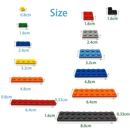 300-Piece DIY Building Blocks Bricks Set – LEGO-Compatible 2x4 Dots