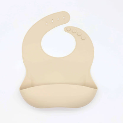 Silicone Baby Bib with Food Catcher Pocket