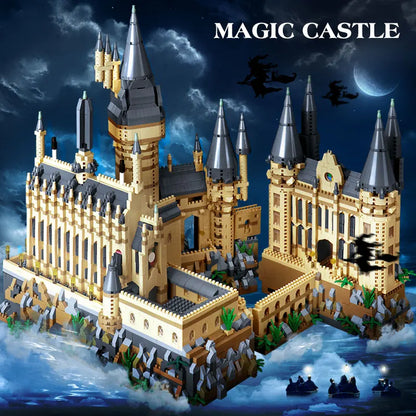 Medieval Magic Castle Micro Brick Building Set – 6369pcs with 4 Figures