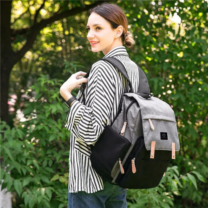 Large Capacity Diaper Bag Backpack with Changing Mat