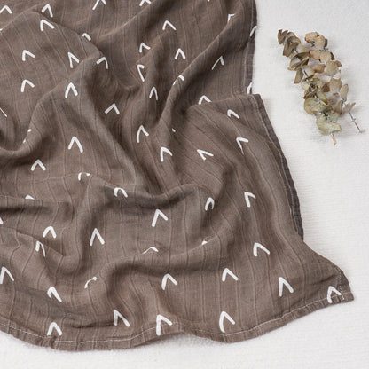 Baby Muslin Swaddle Blanket – Soft Bamboo Cotton, 47x43in, 22 Prints