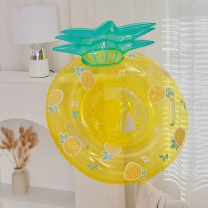Baby Pool Float with Sunshade – Inflatable Infant Swim Ring Seat
