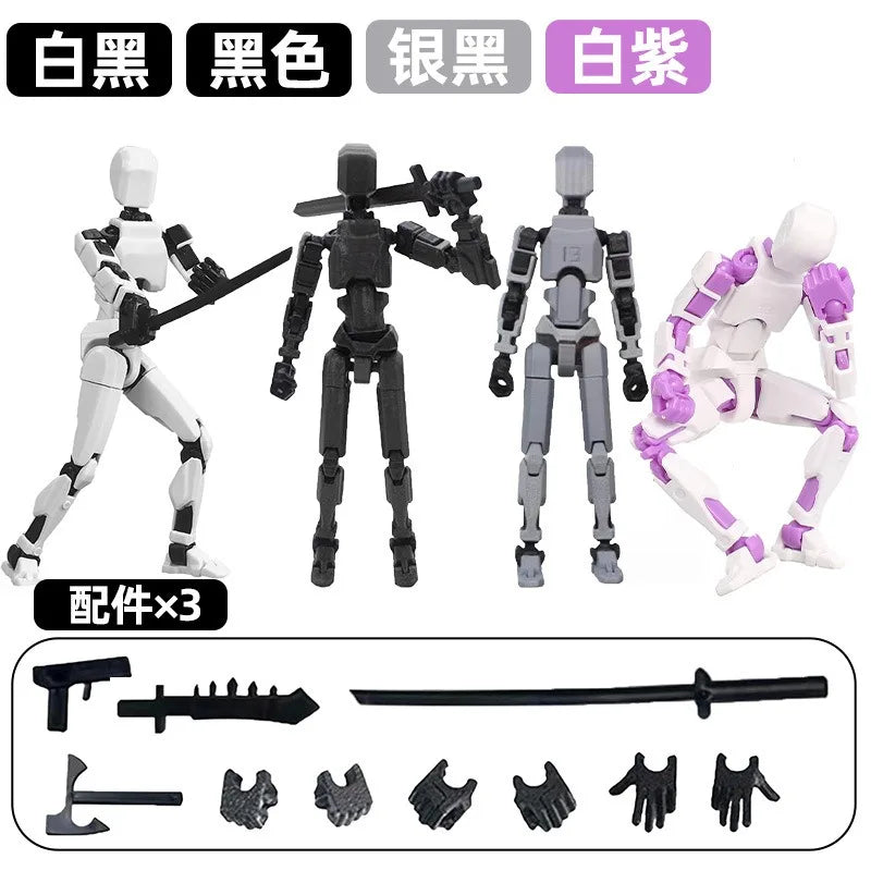 T13 Multi-Jointed Robot Dog Action Figure – Poseable Titan Mech Toy
