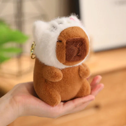 Capybara Cosplay Plush Keychain – 24 Cute Styles