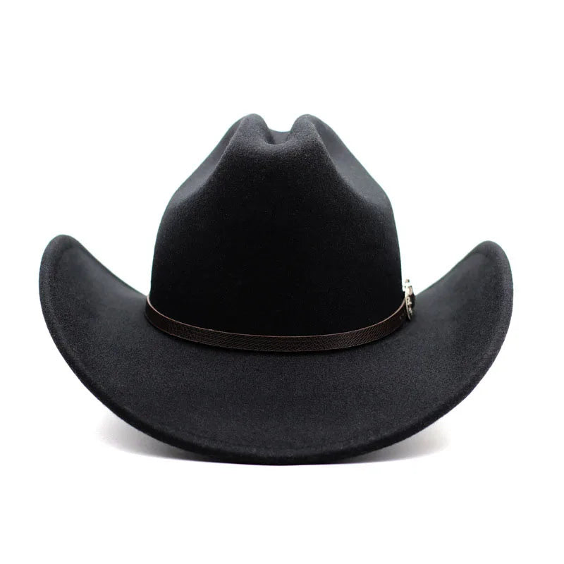 Cowboy Hat – Unisex Vintage Western Wide Brim Hat