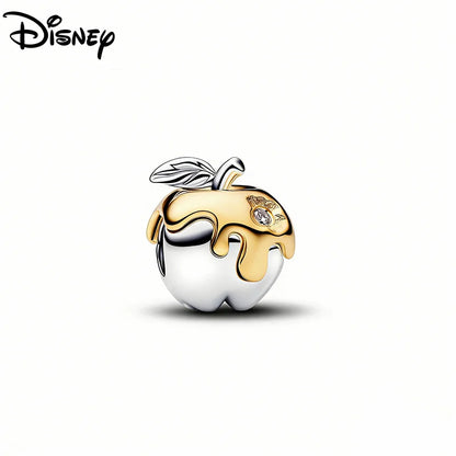 Disney S925 Silver Princess Charm Bead – Fits Pandora Bracelet & Necklace