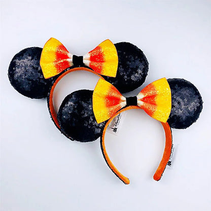 Disney Minnie Mouse Ears Headband – Plush Bow for Adults & Kids