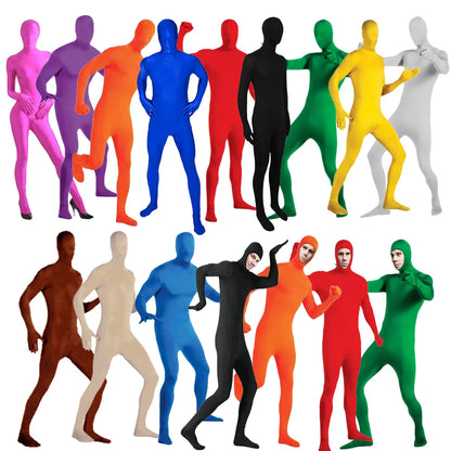 Zentai Full Body Spandex Suit – Invisible Bodysuit for Cosplay & Halloween