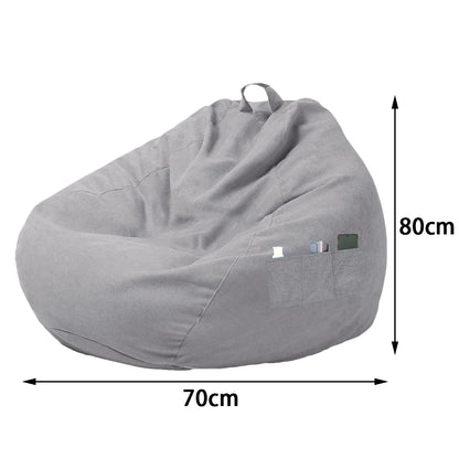 Soft Fluffy Bean Bag Chair Cover Without Filler