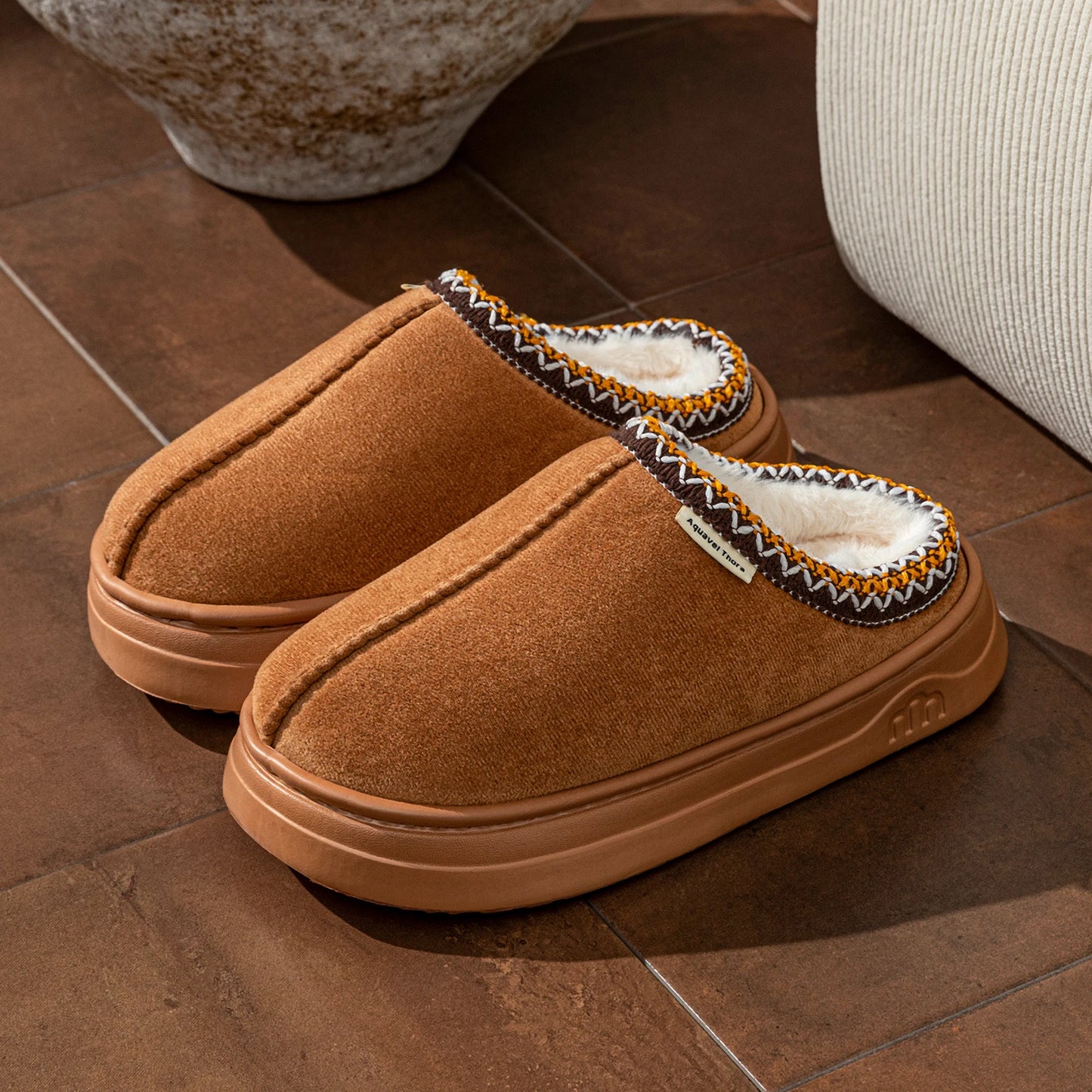 Fuzzy Fur Winter Slippers – Warm Plush Indoor & Outdoor Boots