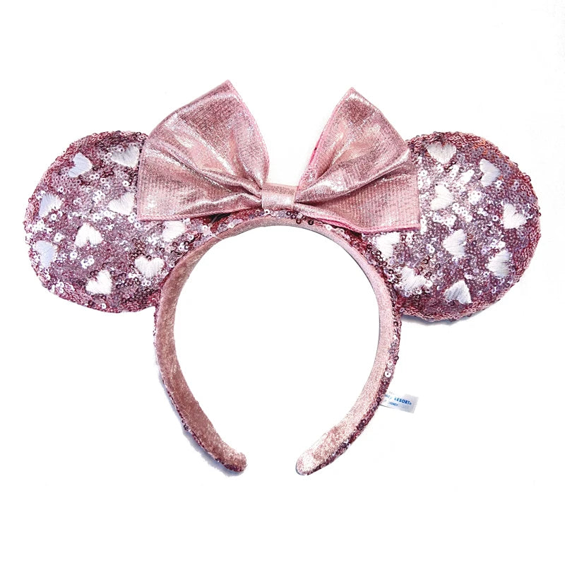 Mickey Minnie Mouse Ear Headband – Disney Sequin & Bow Styles for Adults & Kids