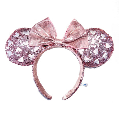 Mickey Minnie Mouse Ear Headband – Disney Sequin & Bow Styles for Adults & Kids