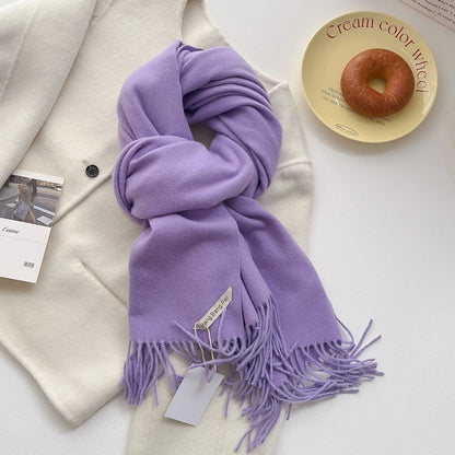 Cashmere Winter Scarf for Women – Warm Long Pashmina Shawl