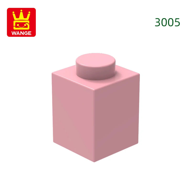 Wange 3005 1x1 Basic Brick MOC Parts – 232pcs Bulk Pack