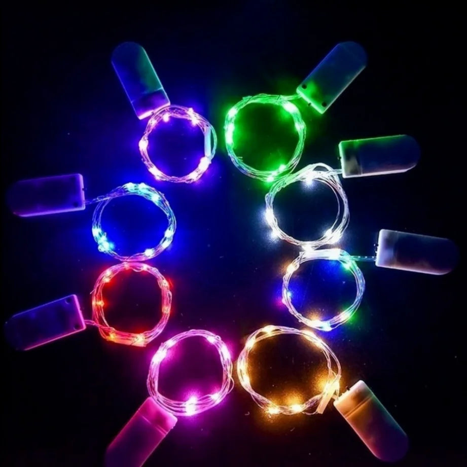 Copper Wire LED Fairy String Lights for Christmas & Party Decor