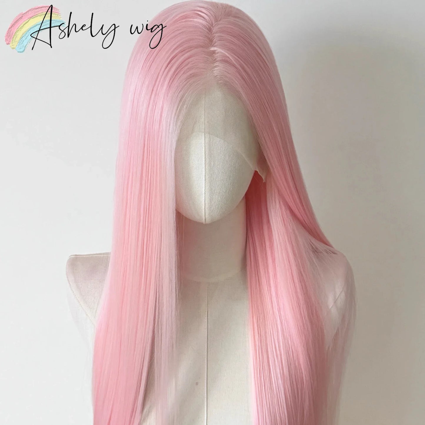 13x4 Lace Front Wig – 26 Inch Long Straight Synthetic Wig for Women