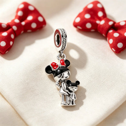 Disney Character Charm Bead – Fits Snake Chain Bracelet & Necklace