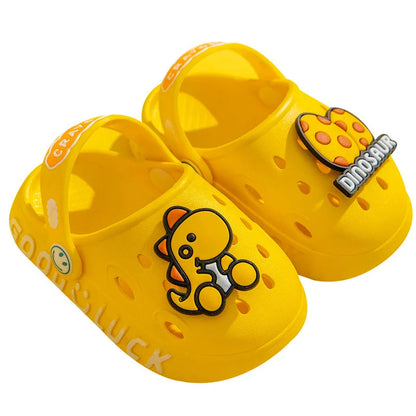 Kids Cartoon Dinosaur Clog Sandals – Baby & Toddler Beach Shoes