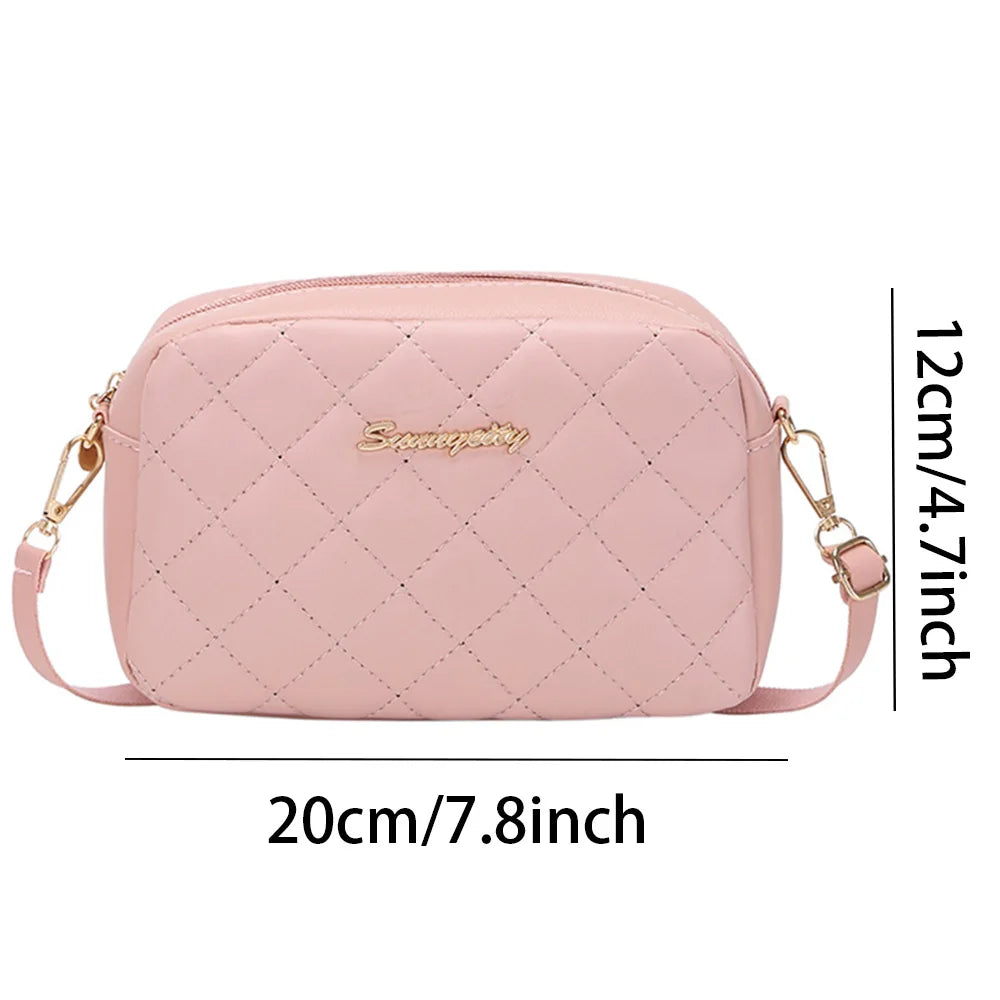 Quilted Crossbody Bag Women Small Leather Shoulder Bag