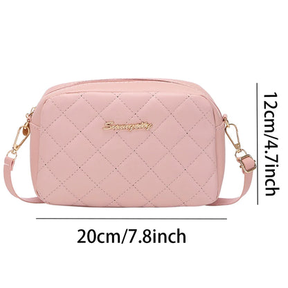 Quilted Crossbody Bag Women Small Leather Shoulder Bag