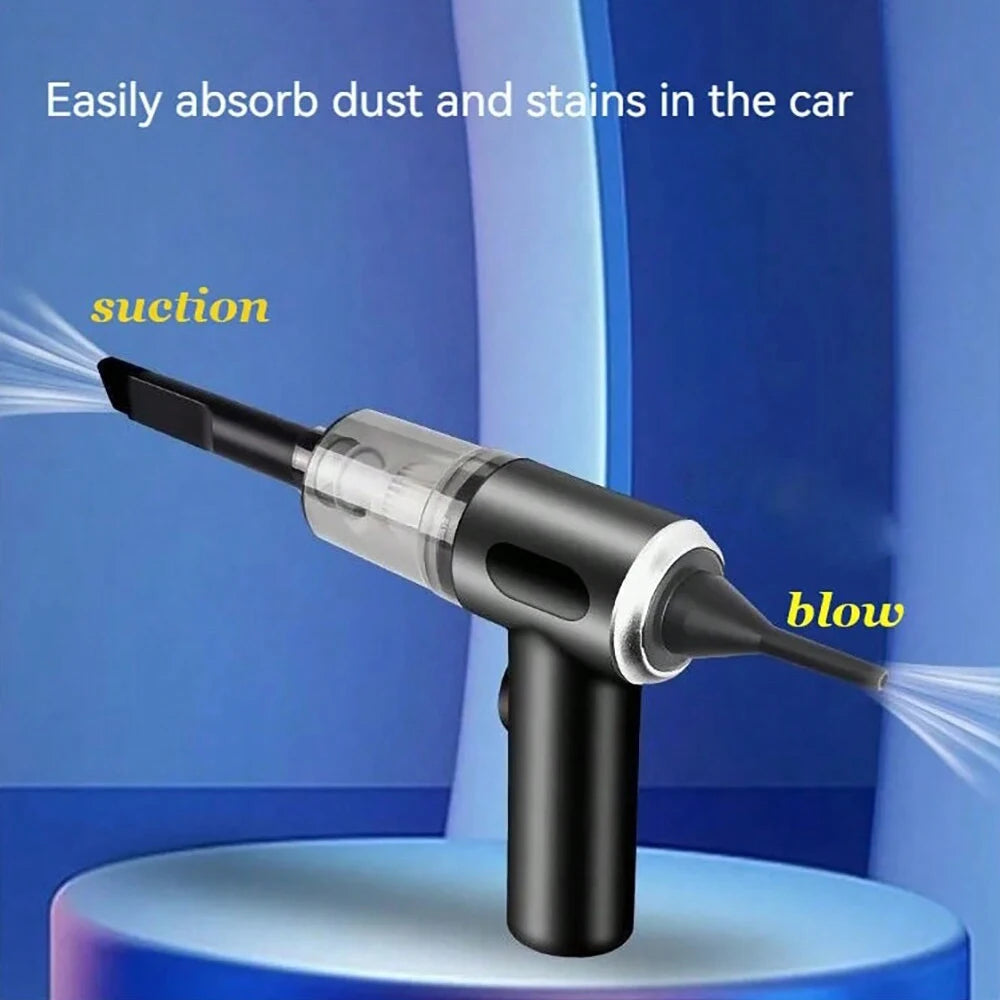 3-in-1 Handheld Vacuum Cleaner USB Rechargeable for Car & Home