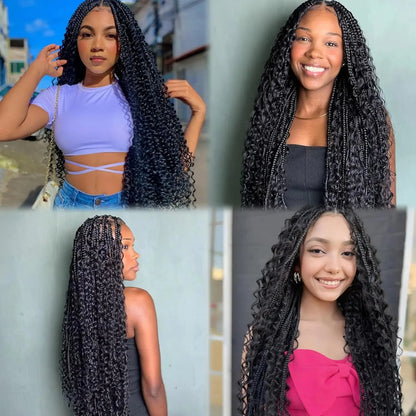 Deep Wave Human Braiding Hair Bulk 100g No Weft for Boho Braids