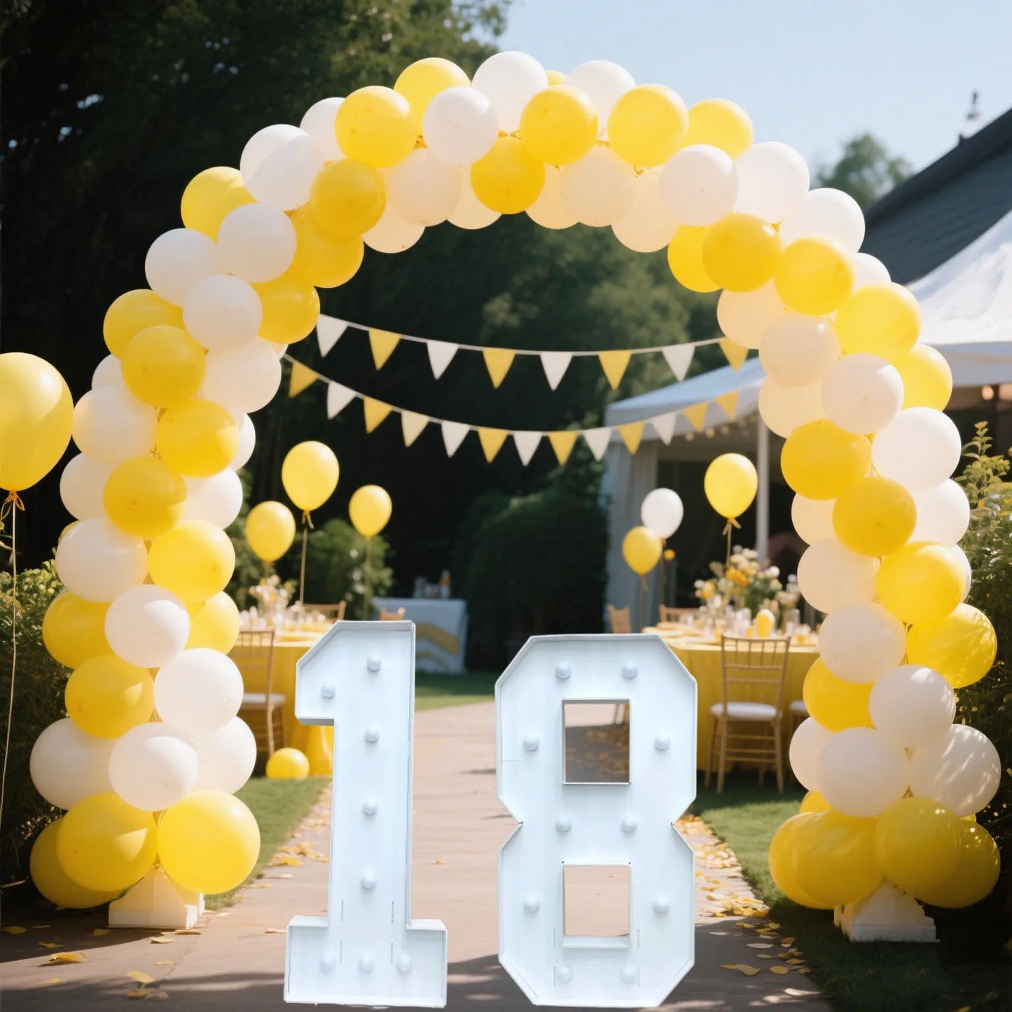 Light-Up Marquee Number 0-9 | 28.7" LED Party Decoration