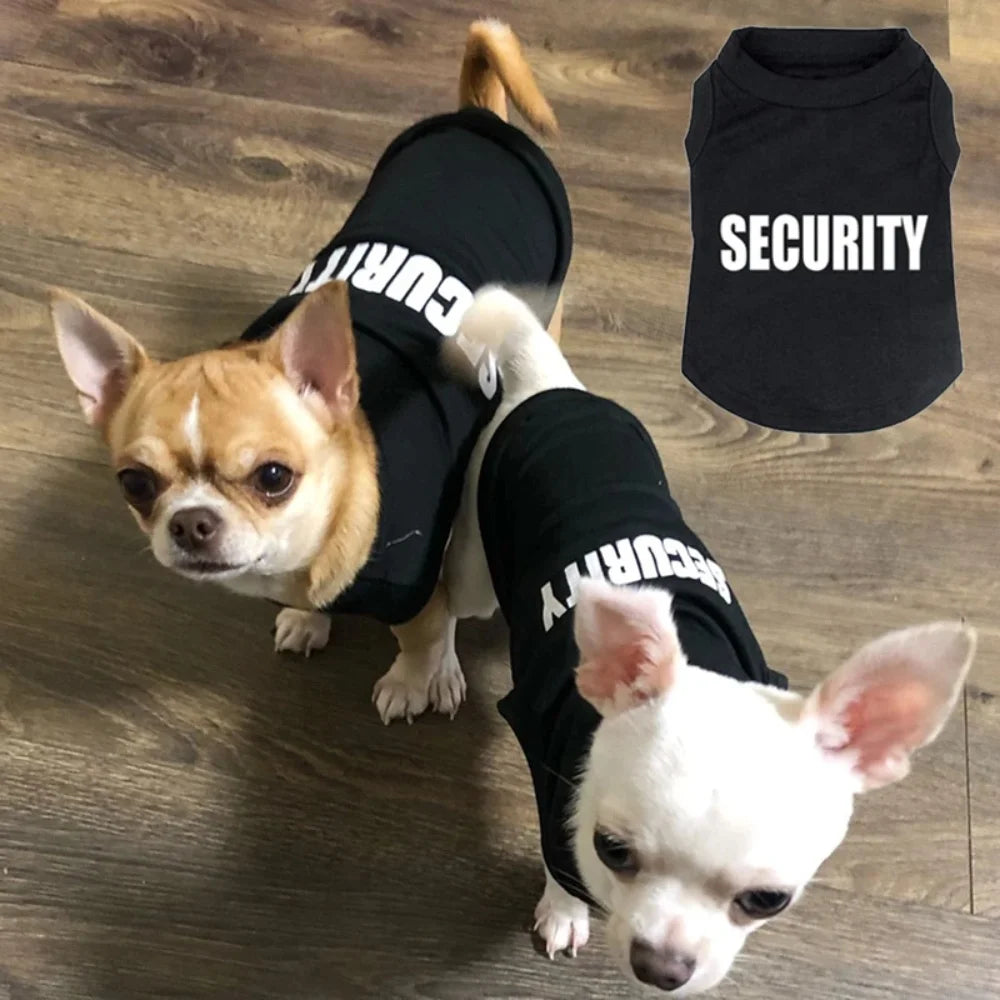 Security Vest T Shirt for Small Dogs Cats and Puppies