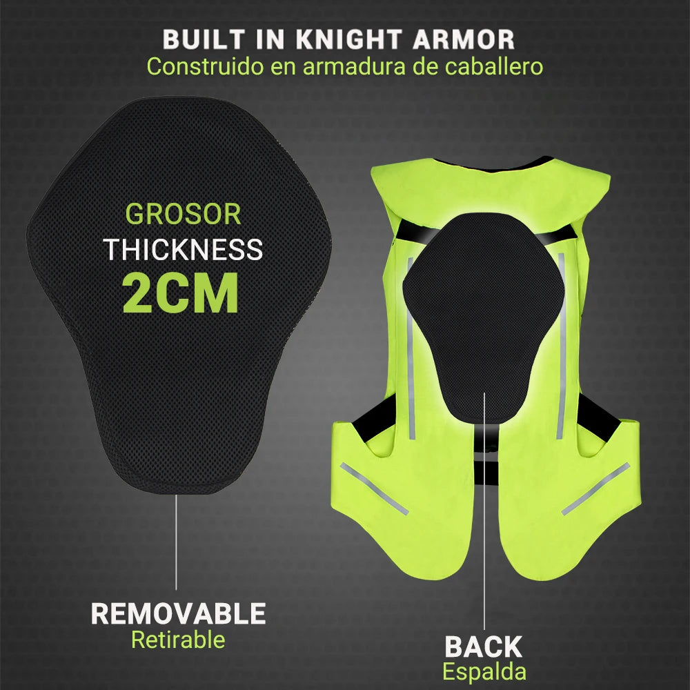 Motorcycle Airbag Safety Vest – CE-Certified Motocross Riding Protector