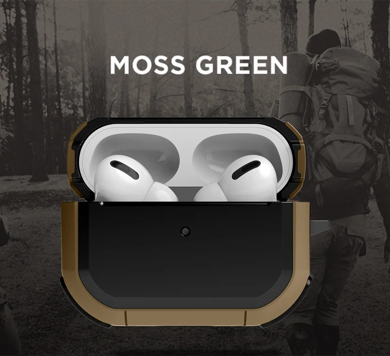 Armor Shockproof AirPods Case – Rugged Dual-Layer Cover