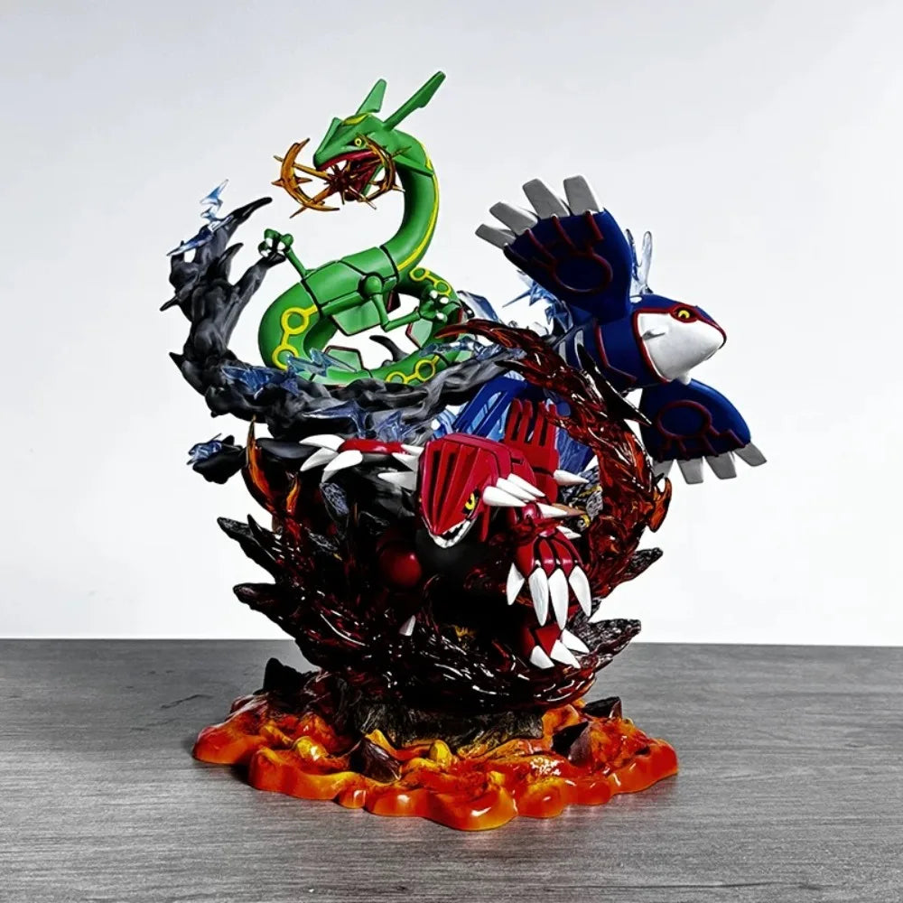 35CM Pokémon Groudon Kyogre Rayquaza PVC Action Figure