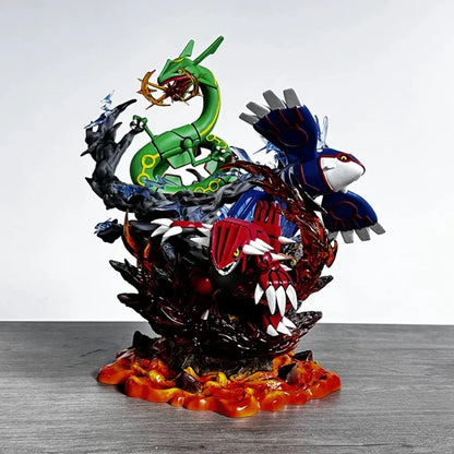 35CM Pokémon Groudon Kyogre Rayquaza PVC Action Figure