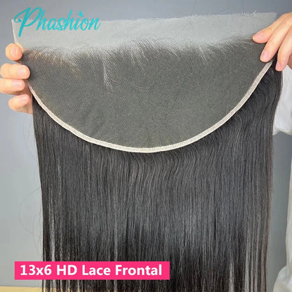 HD Lace Frontal & Closure Straight Remy Human Hair
