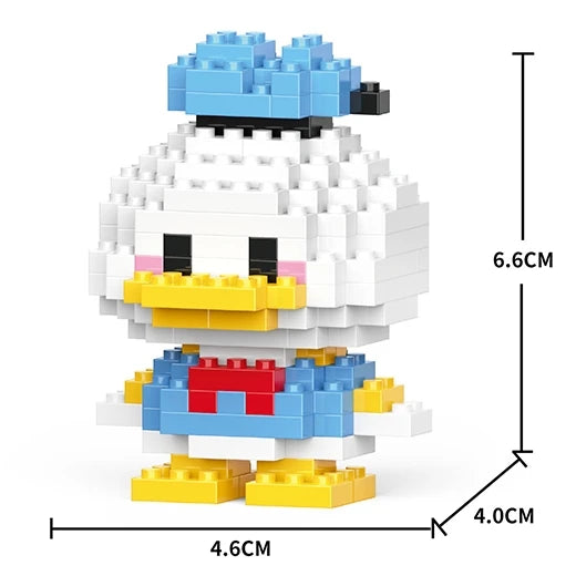Disney Mini Building Blocks Figure – Mickey Minnie Princess Brick Toy