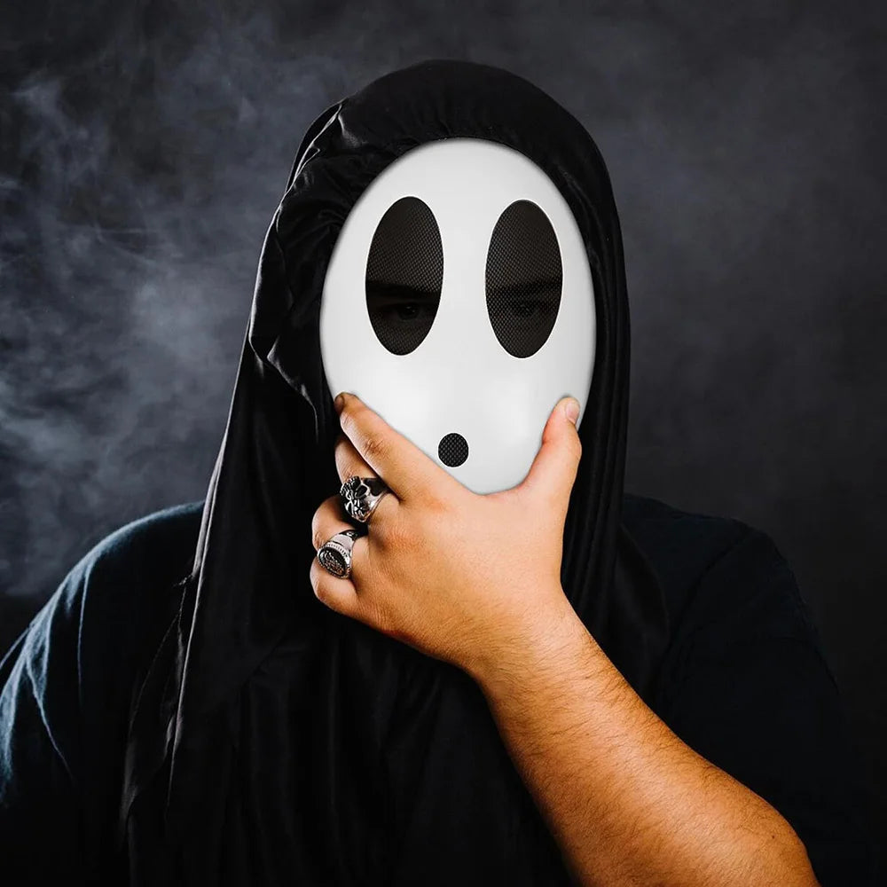 Shy Guy Mask – Halloween Cosplay Costume for Adults & Kids